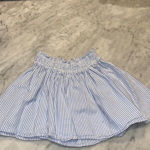 Crewcuts Blue and White Striped Skirt